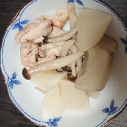 かぶがとろけておいしかったです！鶏肉の旨味とコクで煮汁もおいしく飲んじゃいました(^-^;